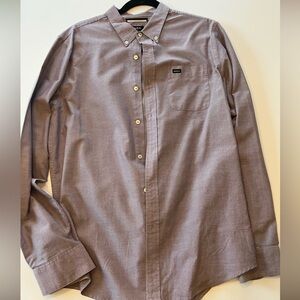 RVCA Maroon Buttondown